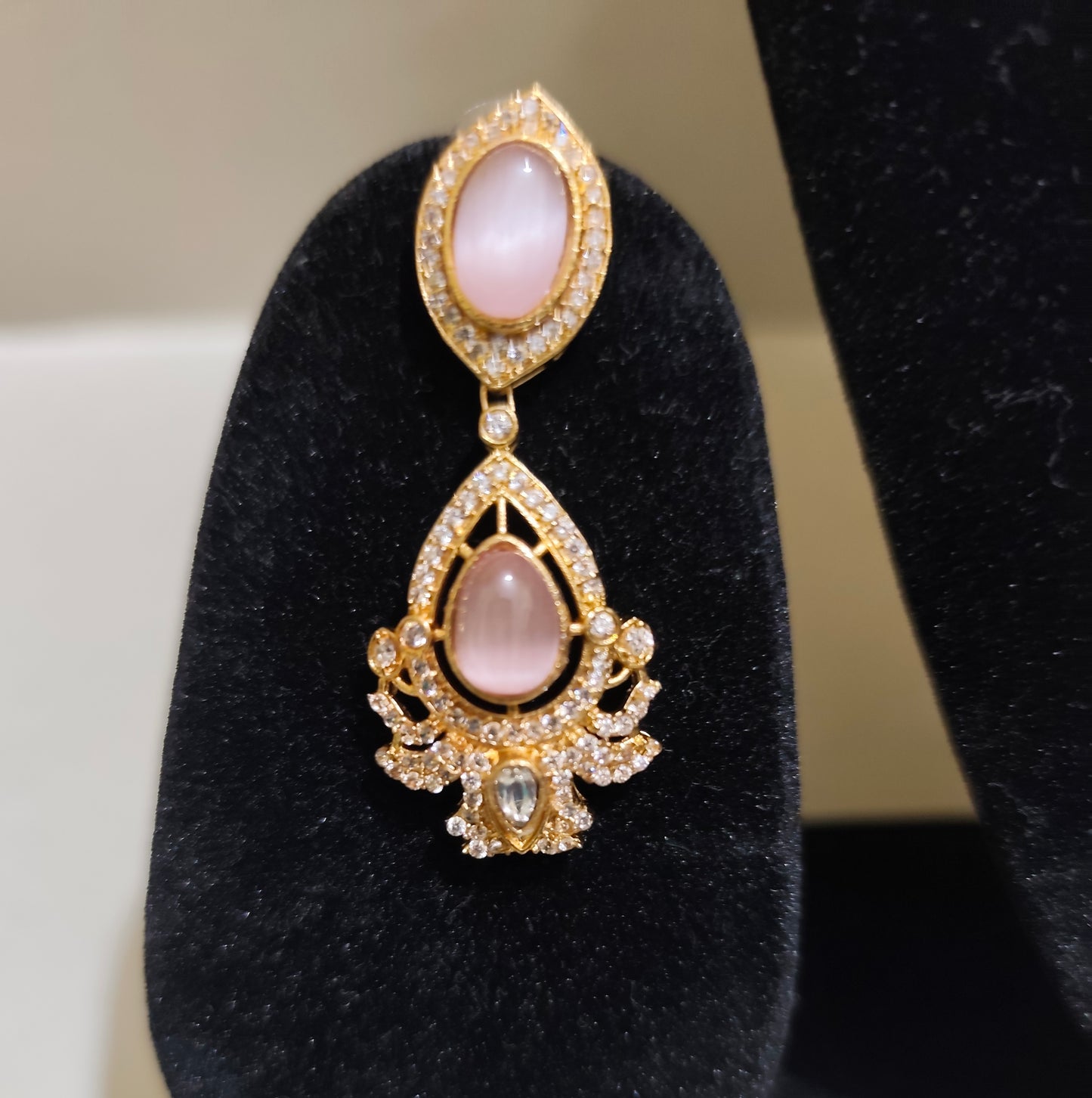 Gulabi Gulzar Polki Choker