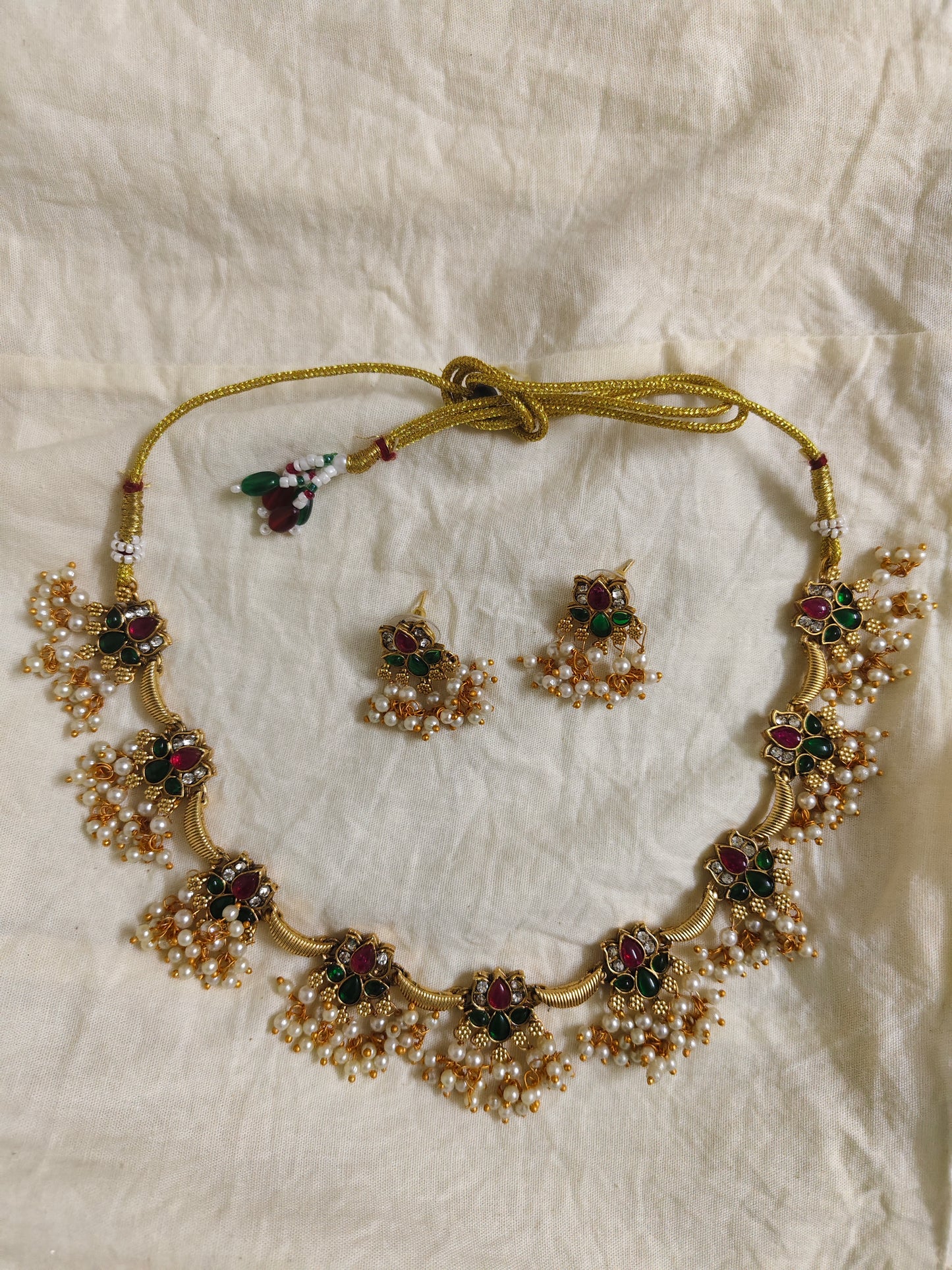 Cute copper plated necklace