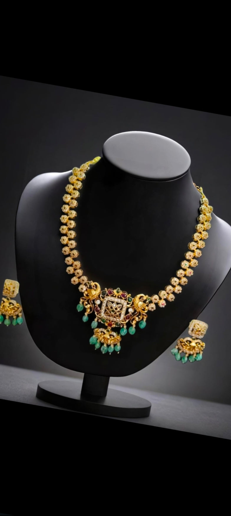 Kemp stone studded haaram