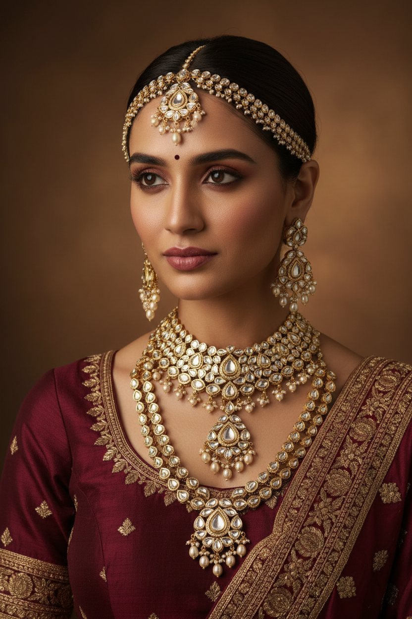 Polki Kundan Jewellery