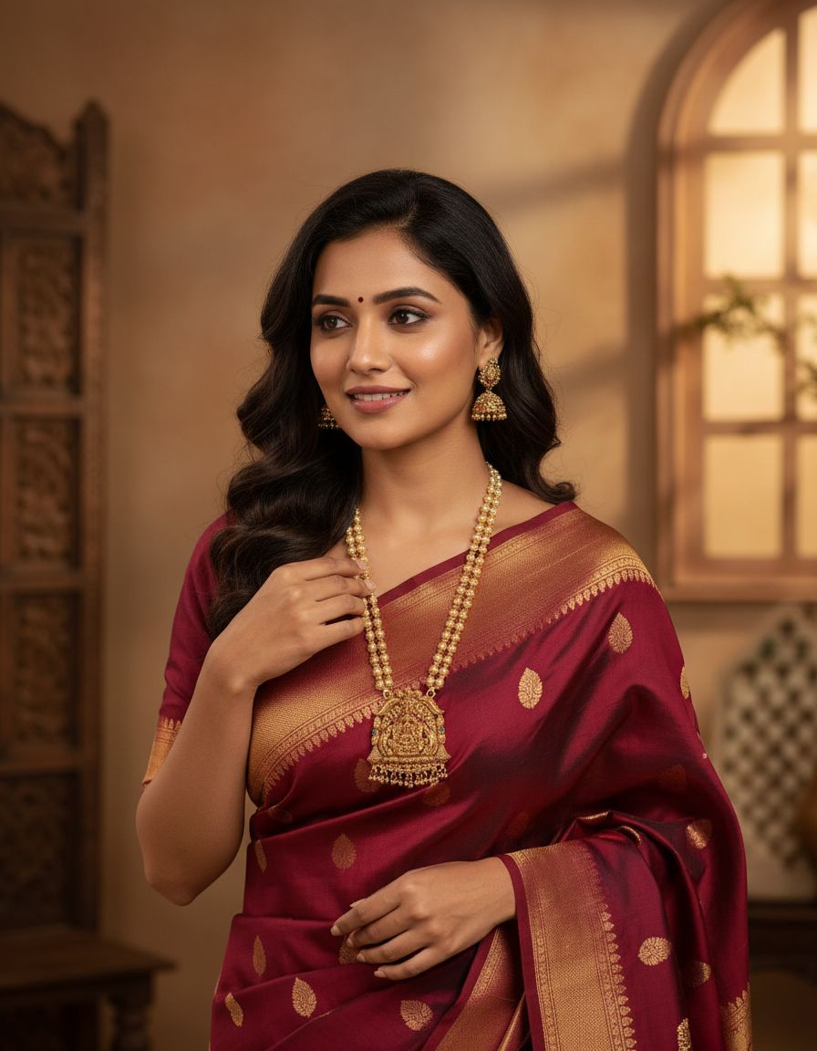 Gold bead god maalai