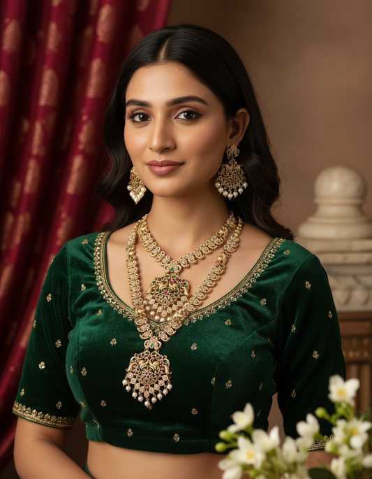 Kemp two line necklace set