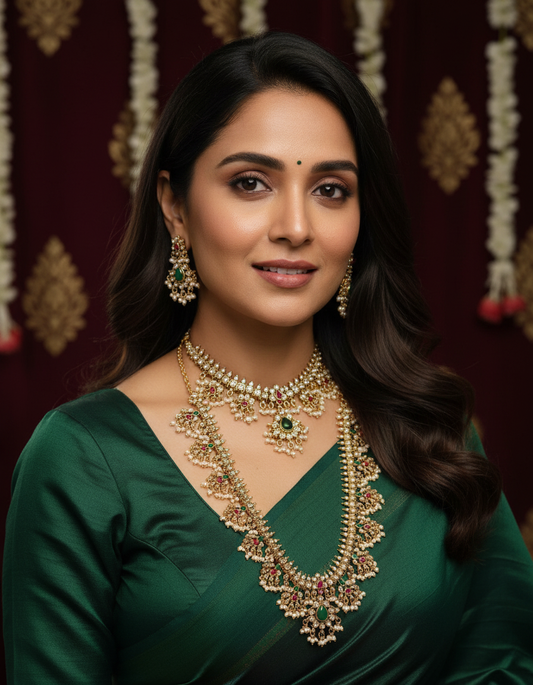 Beads two maalai set