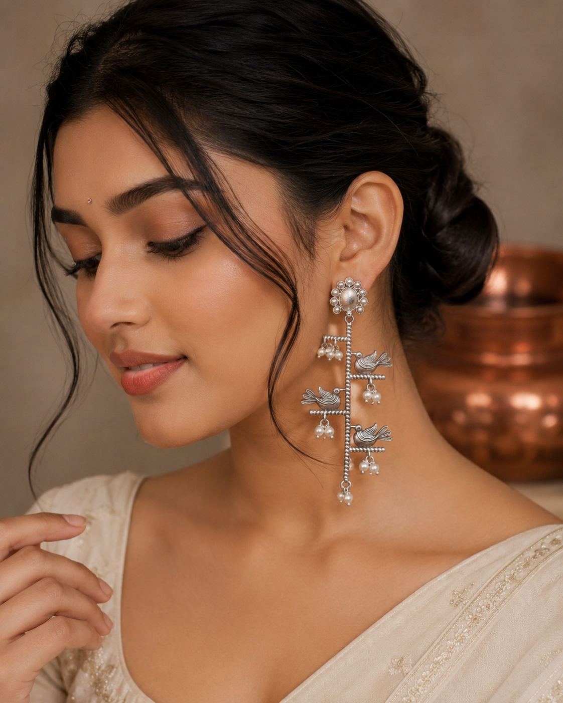 Mahi Bird Dangler Earrings