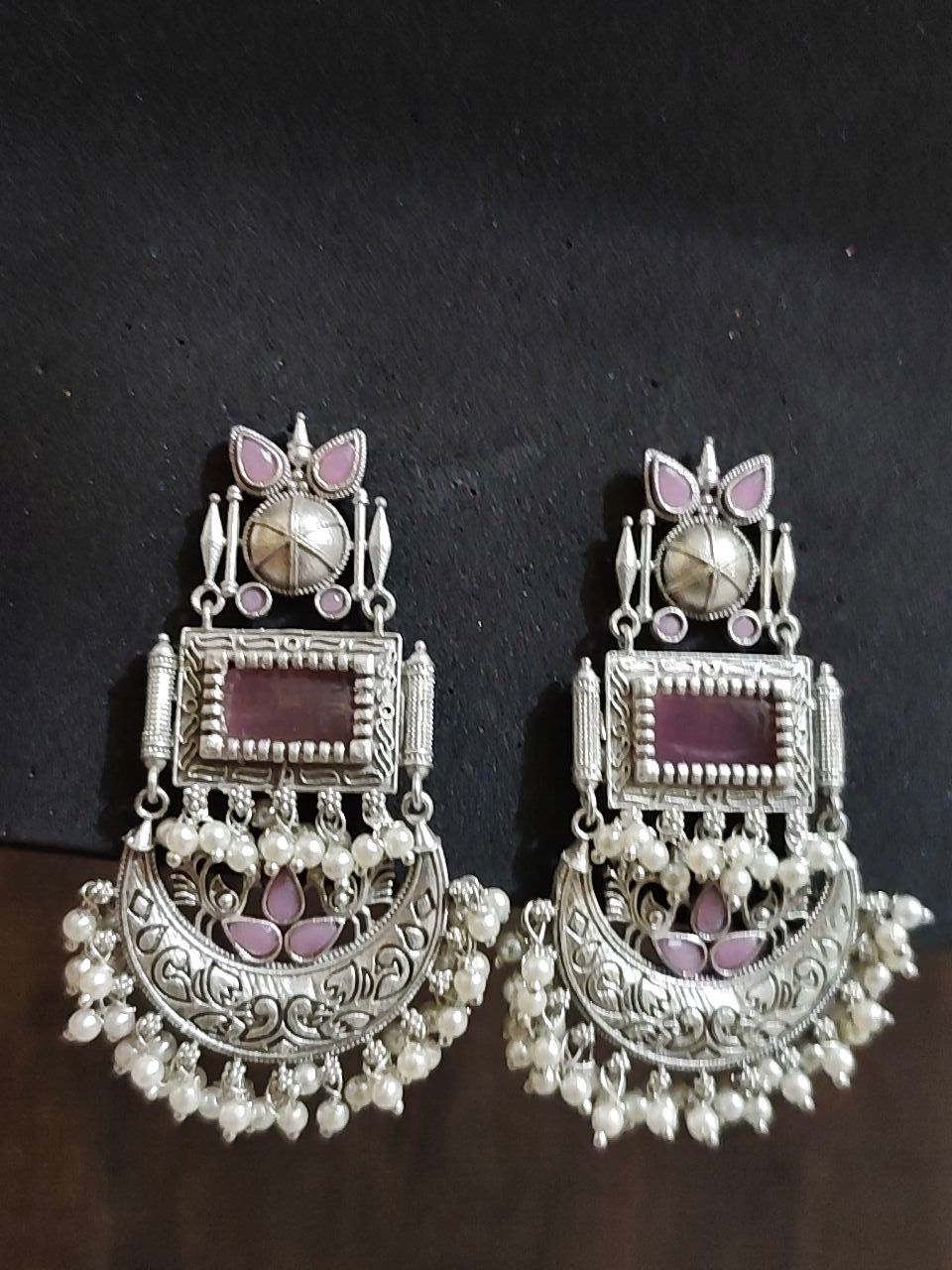 Noori Peacock Dangler Earrings