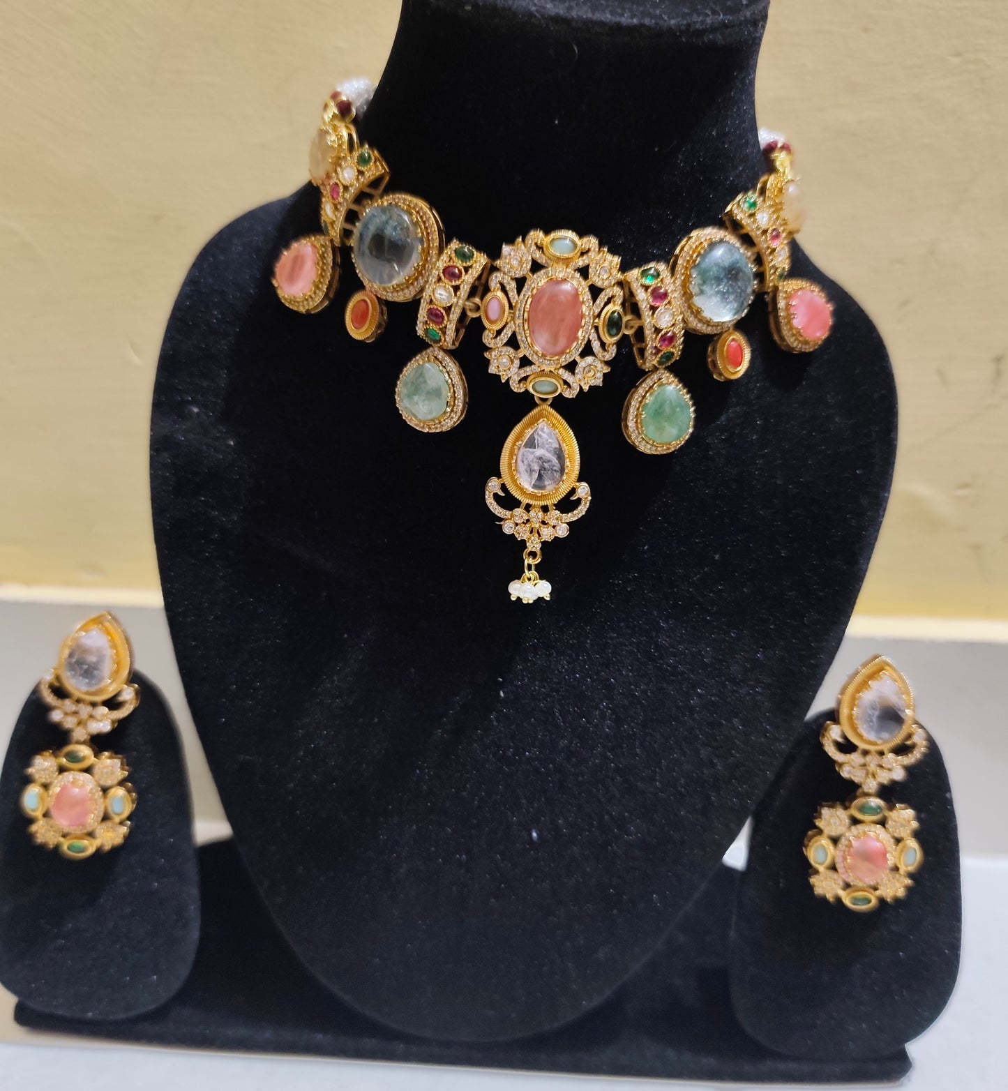 Sabyasachi inspired Multigem Choker