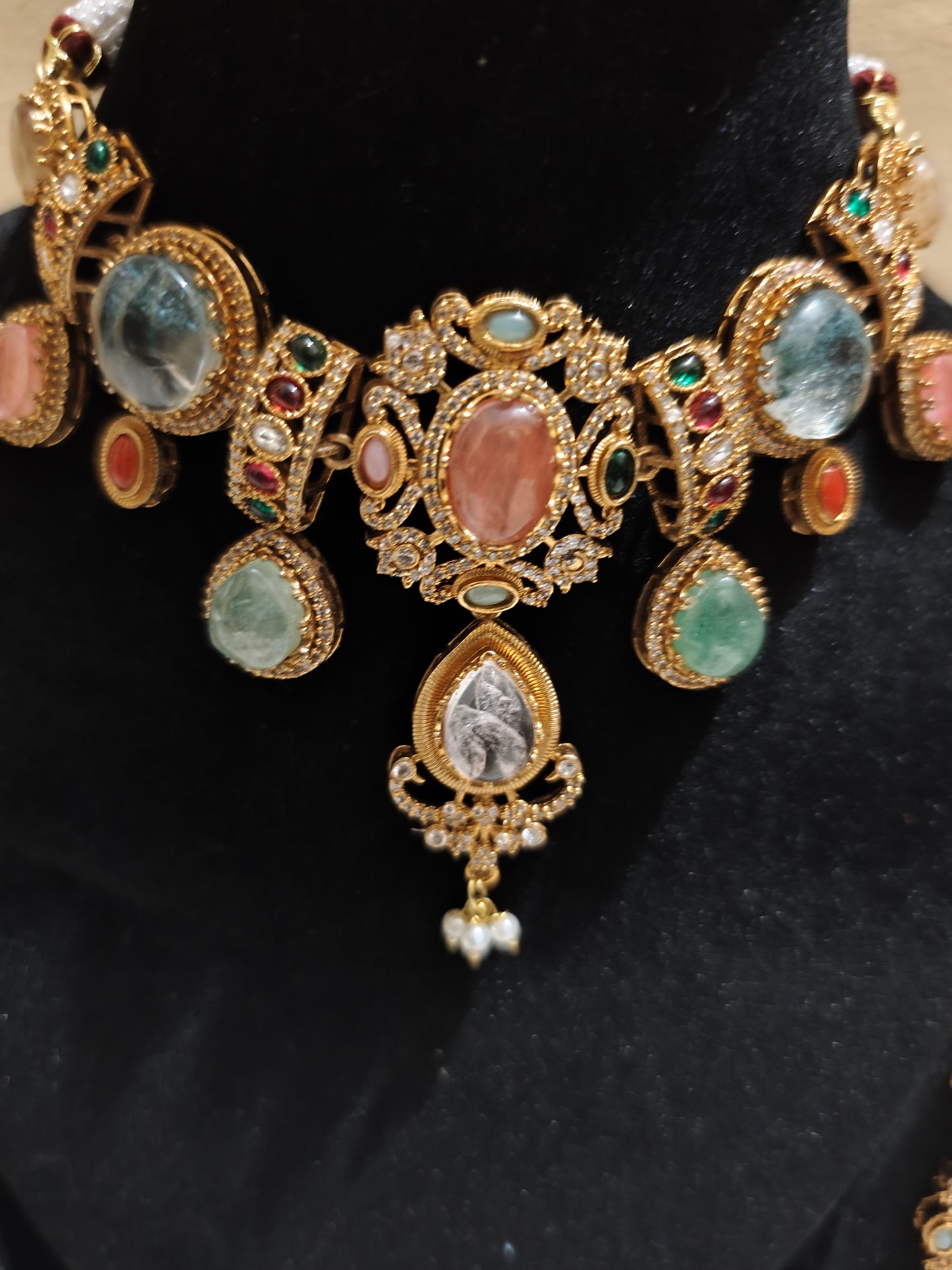 Sabyasachi inspired Multigem Choker