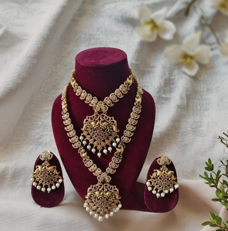 Kemp two line necklace set