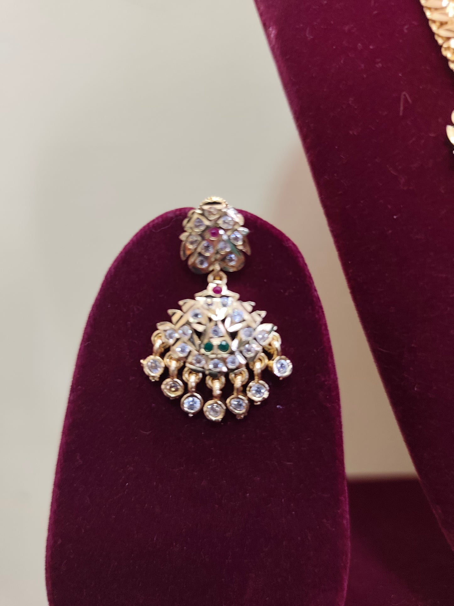 Micro traditonal flower stone combo jewellery