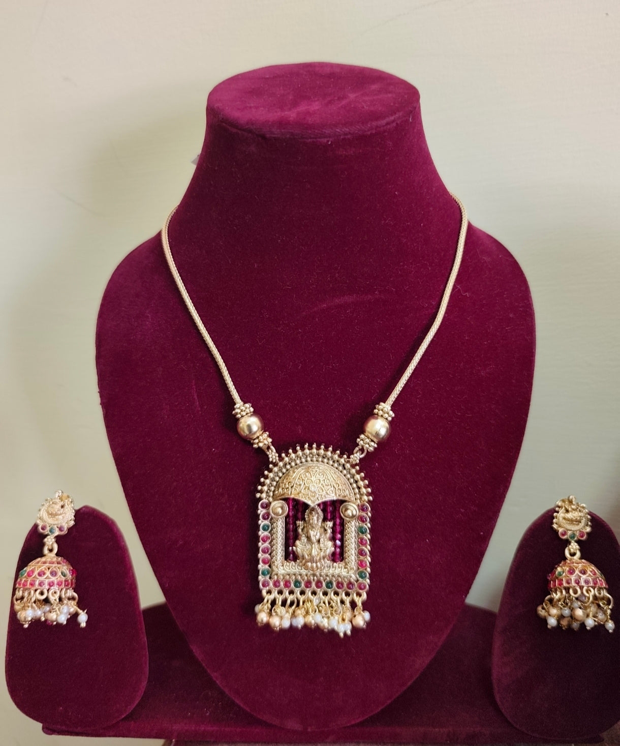 Temple god necklace