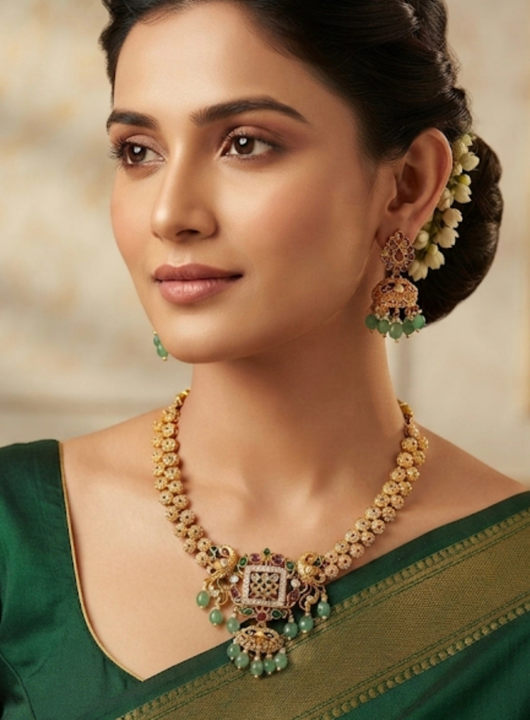 Kemp stone studded haaram