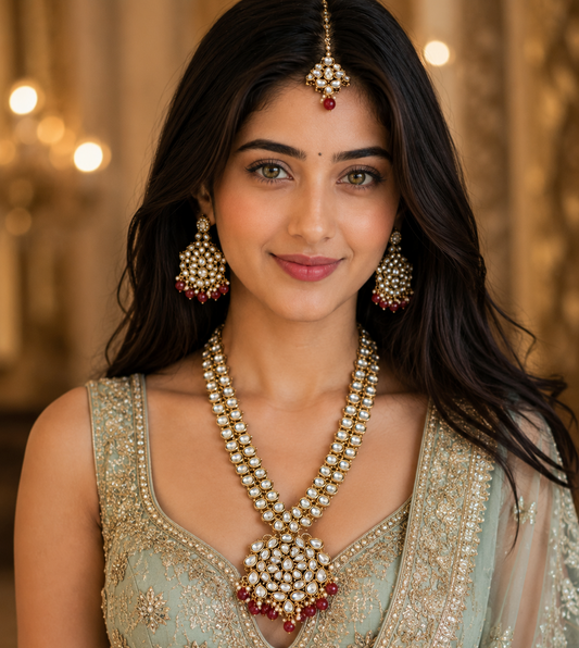 Kundan pendant set