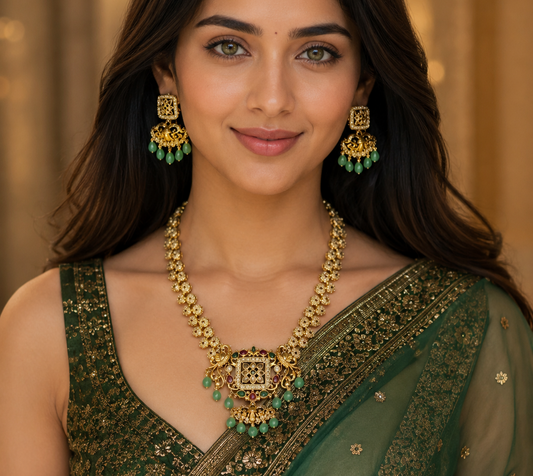 Kemp stone studded haaram