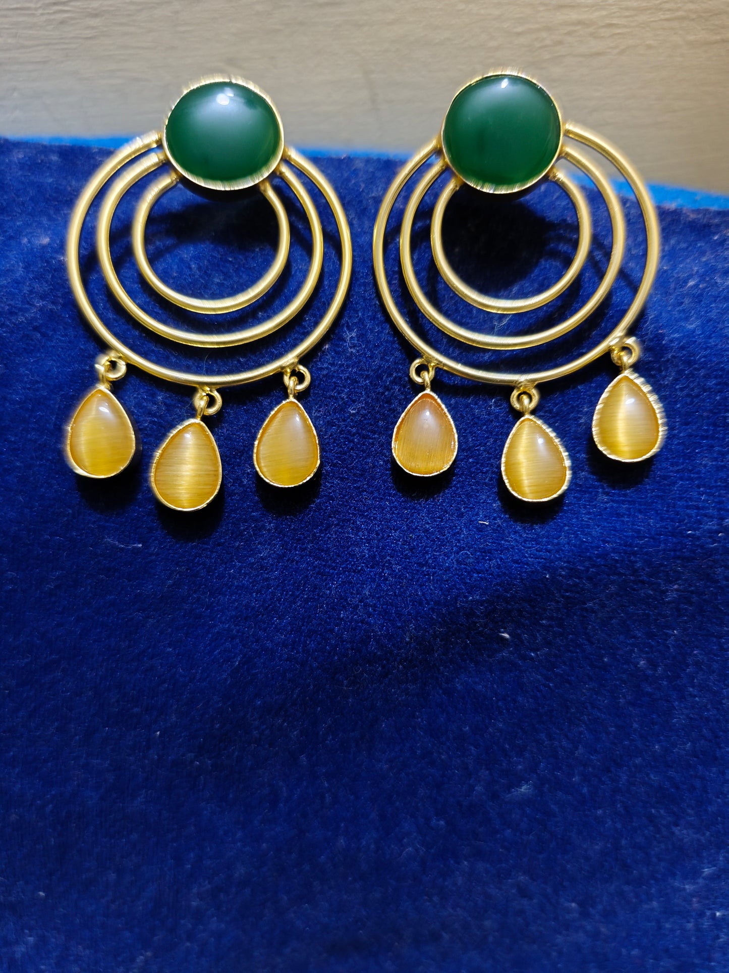 Ethnic western look earrings